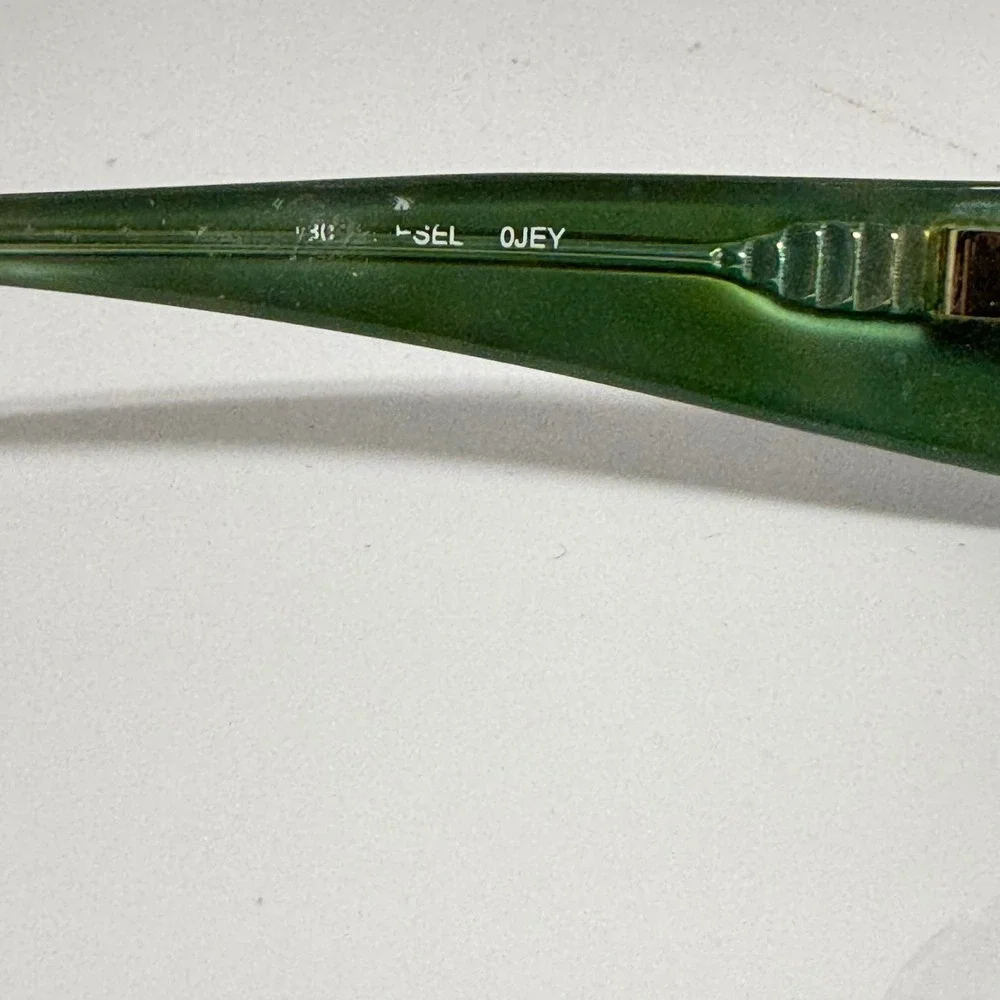 Diesel Eyeglasses Tortoise Teal Green Rectangular Frames OJEY 23755